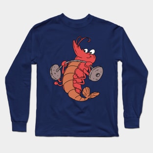 Weightlifting Shrimp Long Sleeve T-Shirt